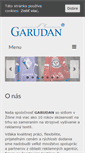 Mobile Screenshot of garudan.sk